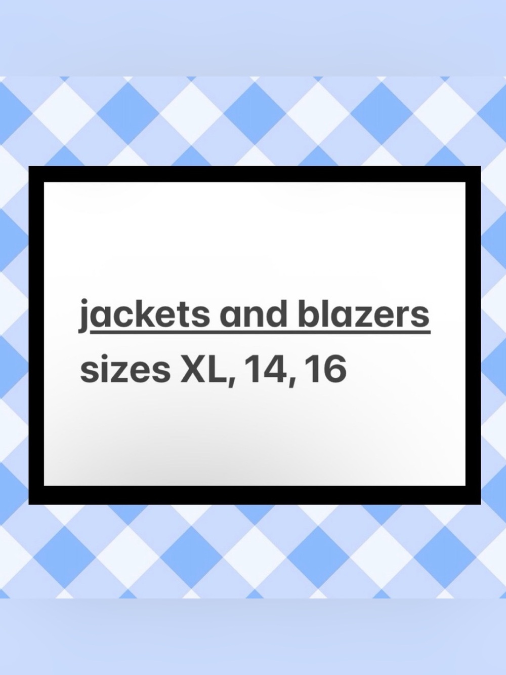 scroll to see jackets and blazers!